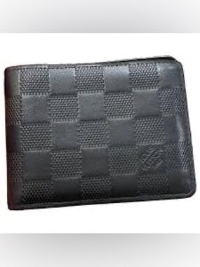 Louis Vuitton Multiple Wallet Damier Graphite Black Bifold with box